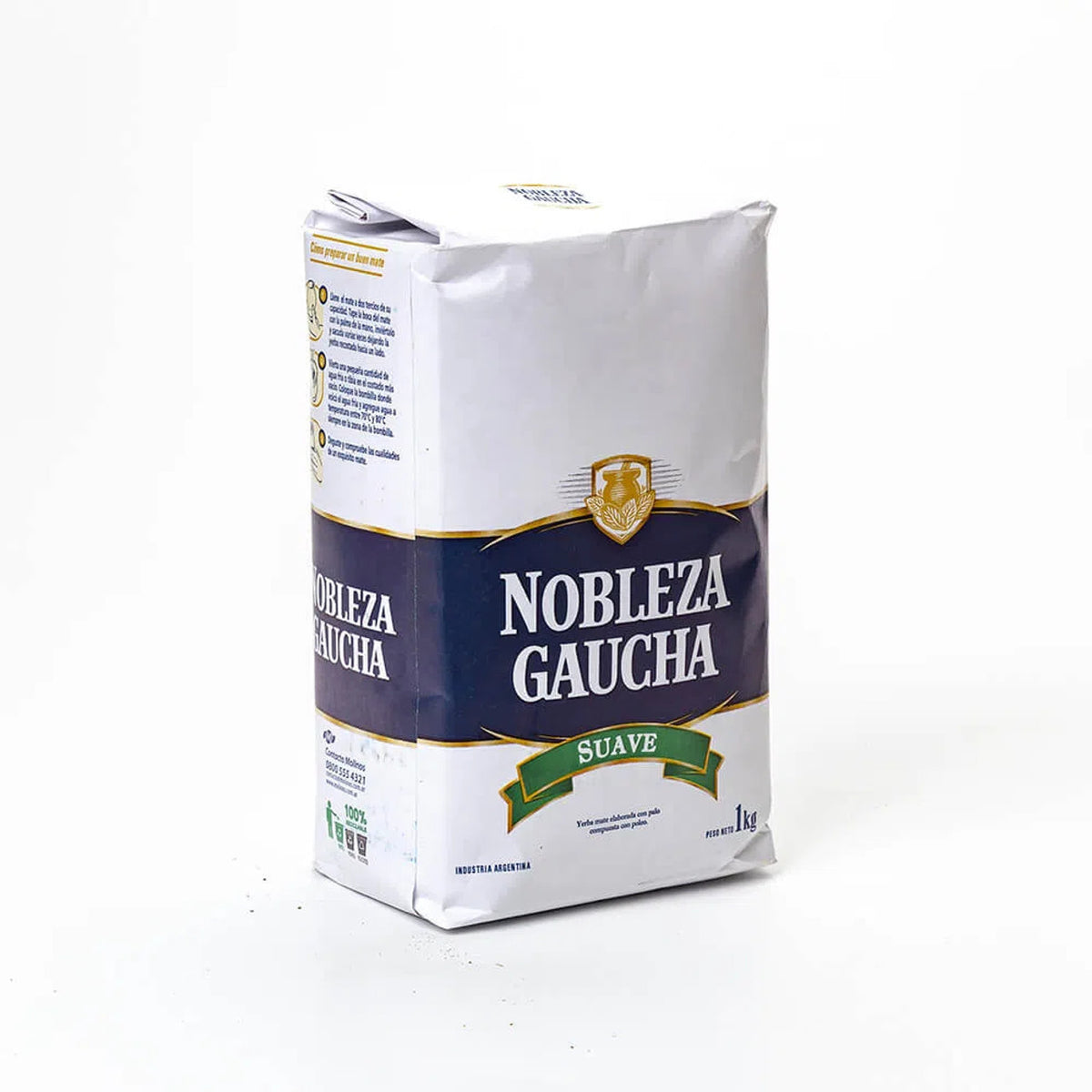 Yerba Mate Nobleza Gaucha Suave 1000g/2.2lb