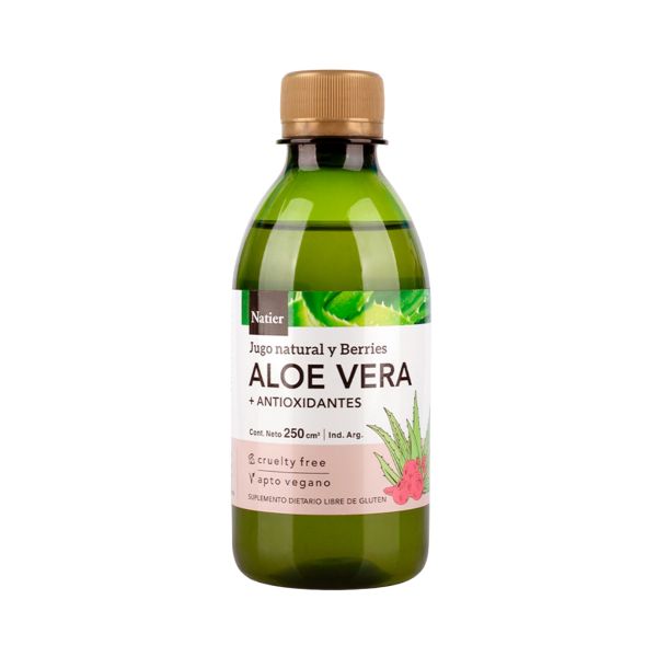 Natier - Aloe Vera Drink with Berries Gluten Free 250ml/8.45oz