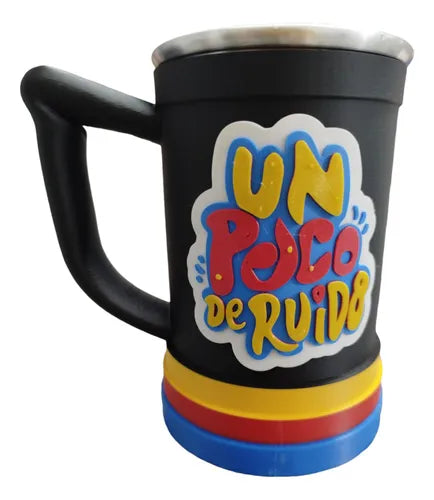 Un Poco de Ruido – Fernet/Beer Jar 500ml Premium "Black Edition"