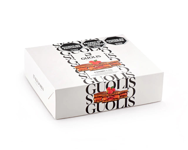 Guolis Intense Dark Alfajores 12 units 800 g / 28.2 oz