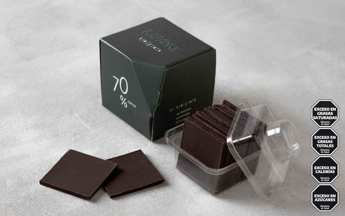 Rapanui Tejas 70% Cacao Chocolate (60g)
