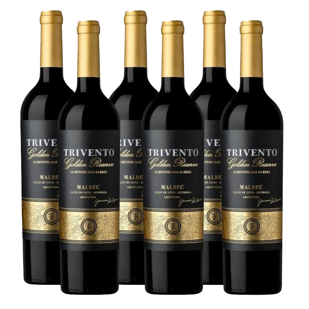 Trivento Golden Reserve Malbec 750 ml (6 botellas)
