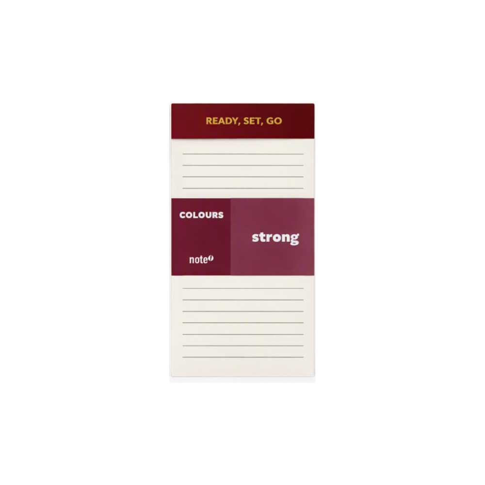 Bloco de Notas Pautado Colours Strong Note!