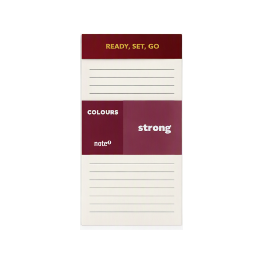 Bloco de Notas Pautado Colours Strong Note!