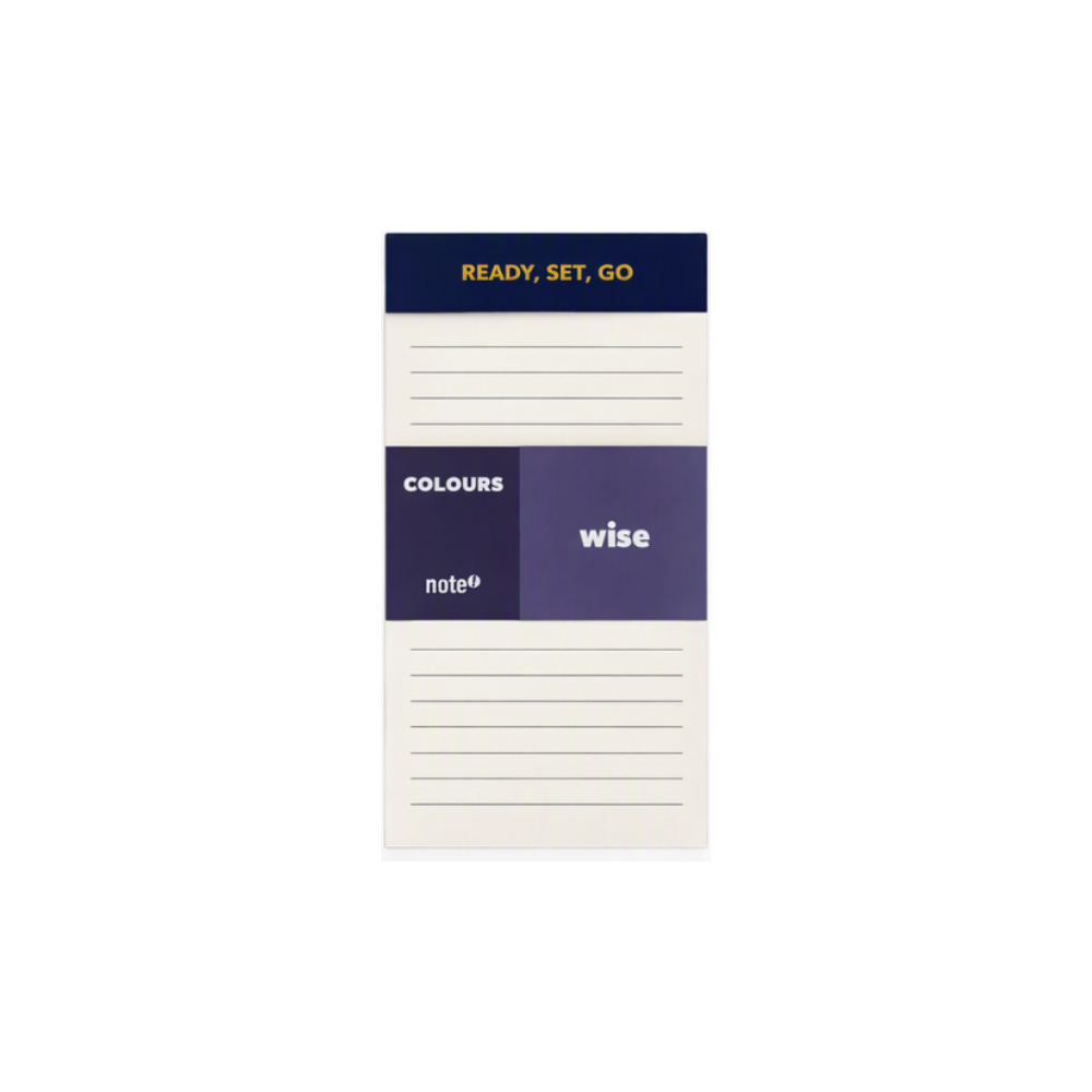 Bloco de Notas Pautado Colours Wise Note!