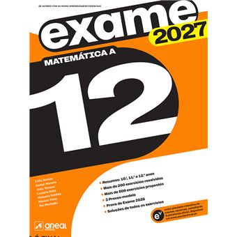 Preparar O Exame Nacional 2027 - Matemática A - 12.º Ano de Areal Edkitores