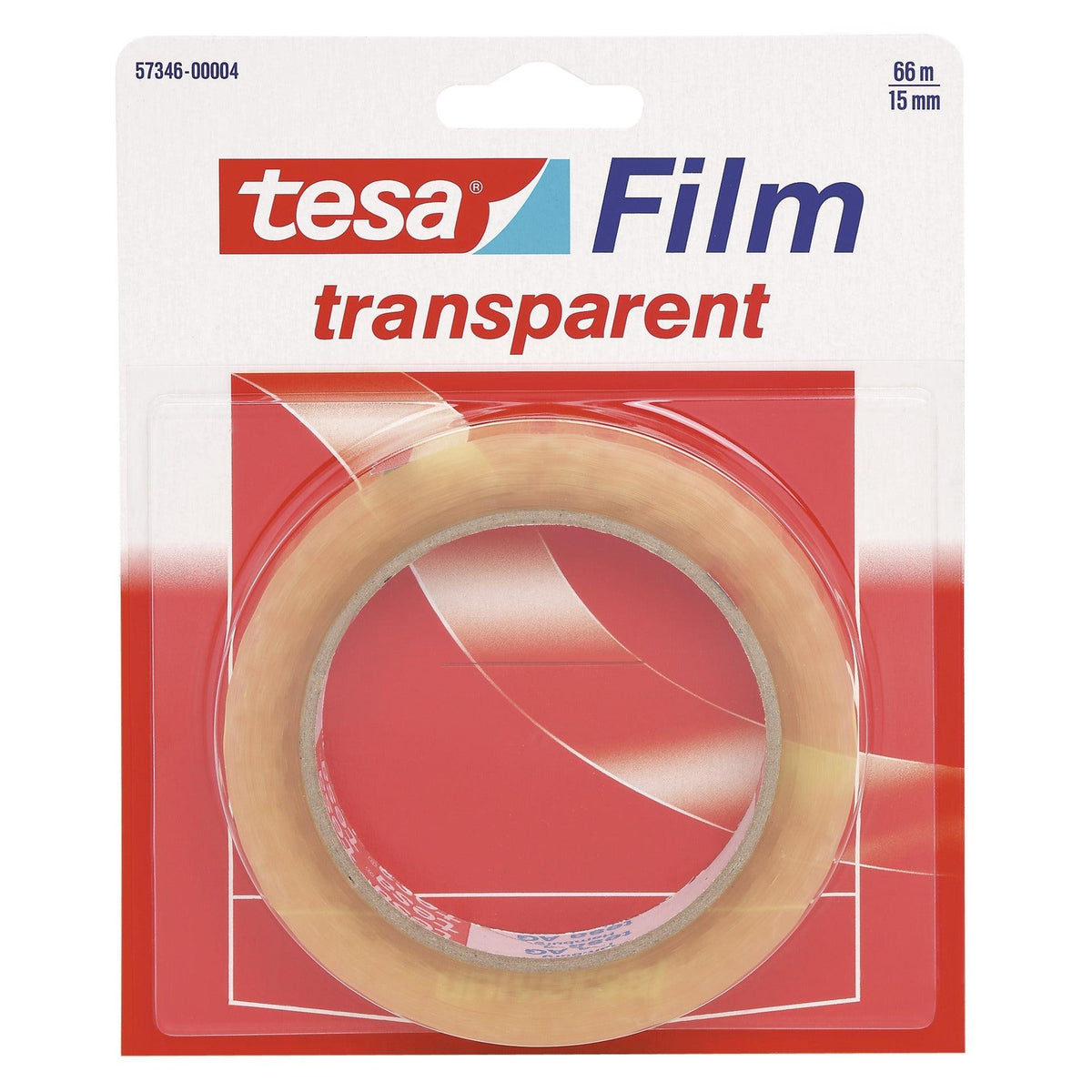 Fita Cola Transparente 15mmx66m Tesa