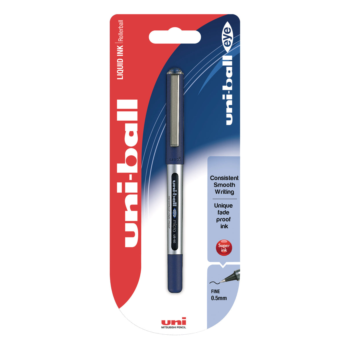 Esferográfica Eye Micro Roller 0.5mm Azul Uni-ball