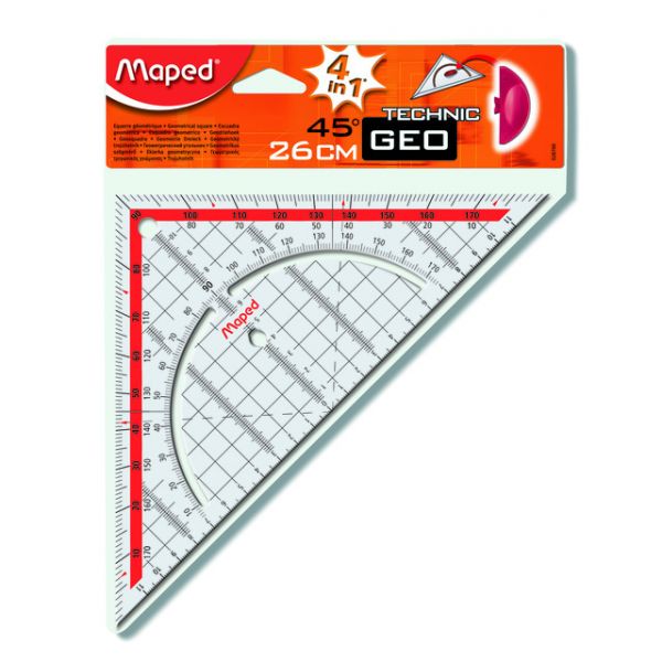 Esquadro Geométrico 26cm Maped