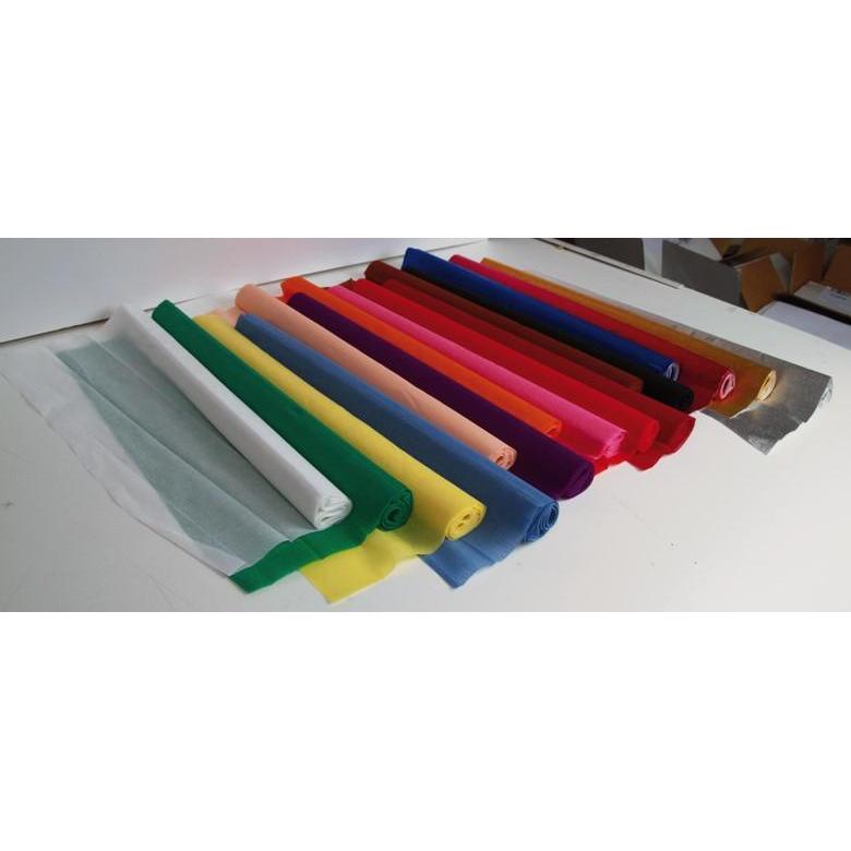Papel Crepe Preto 50x25cm Liderpapel