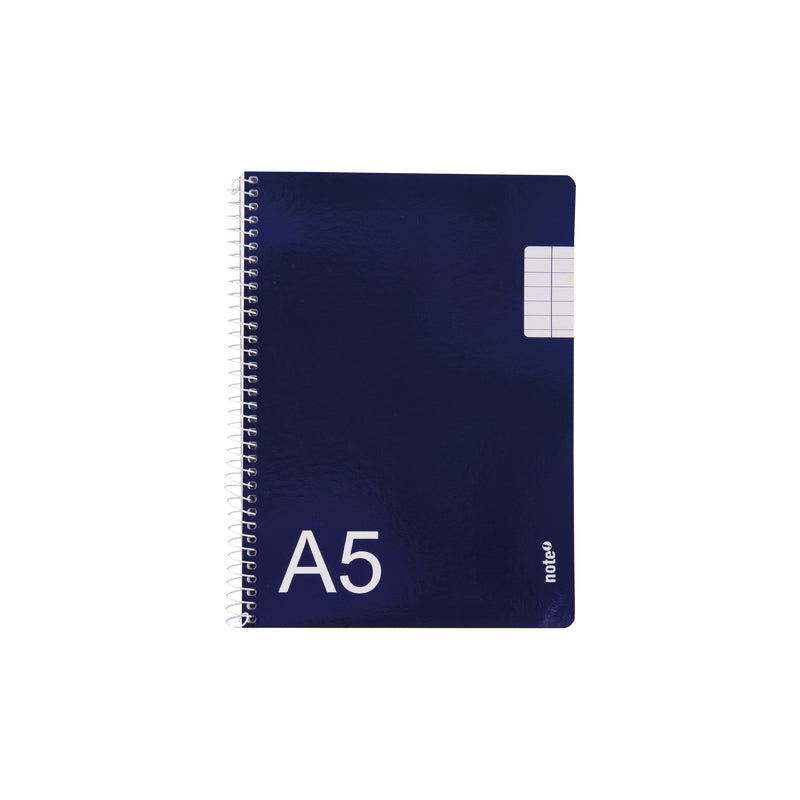 Caderno Espiral A5 Capa Azul Pautado Note!
