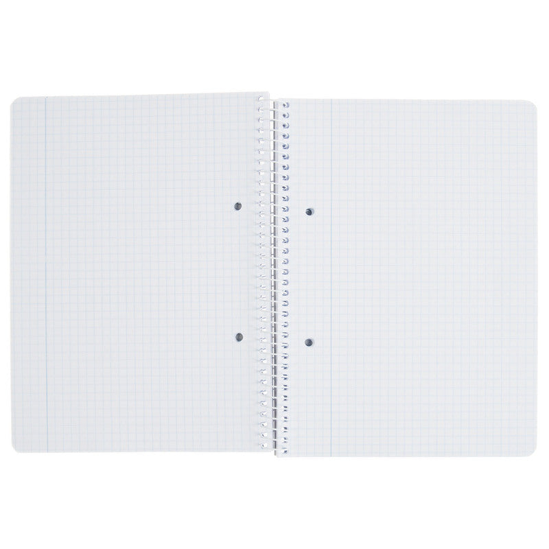 Caderno Espiral A5 Capa Azul Quadriculado Note!