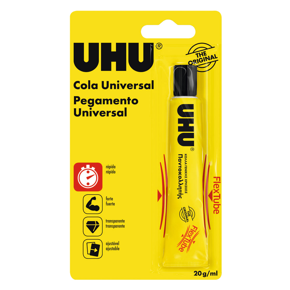 Cola Universal Líquida 20ml Tubo Flex UHU