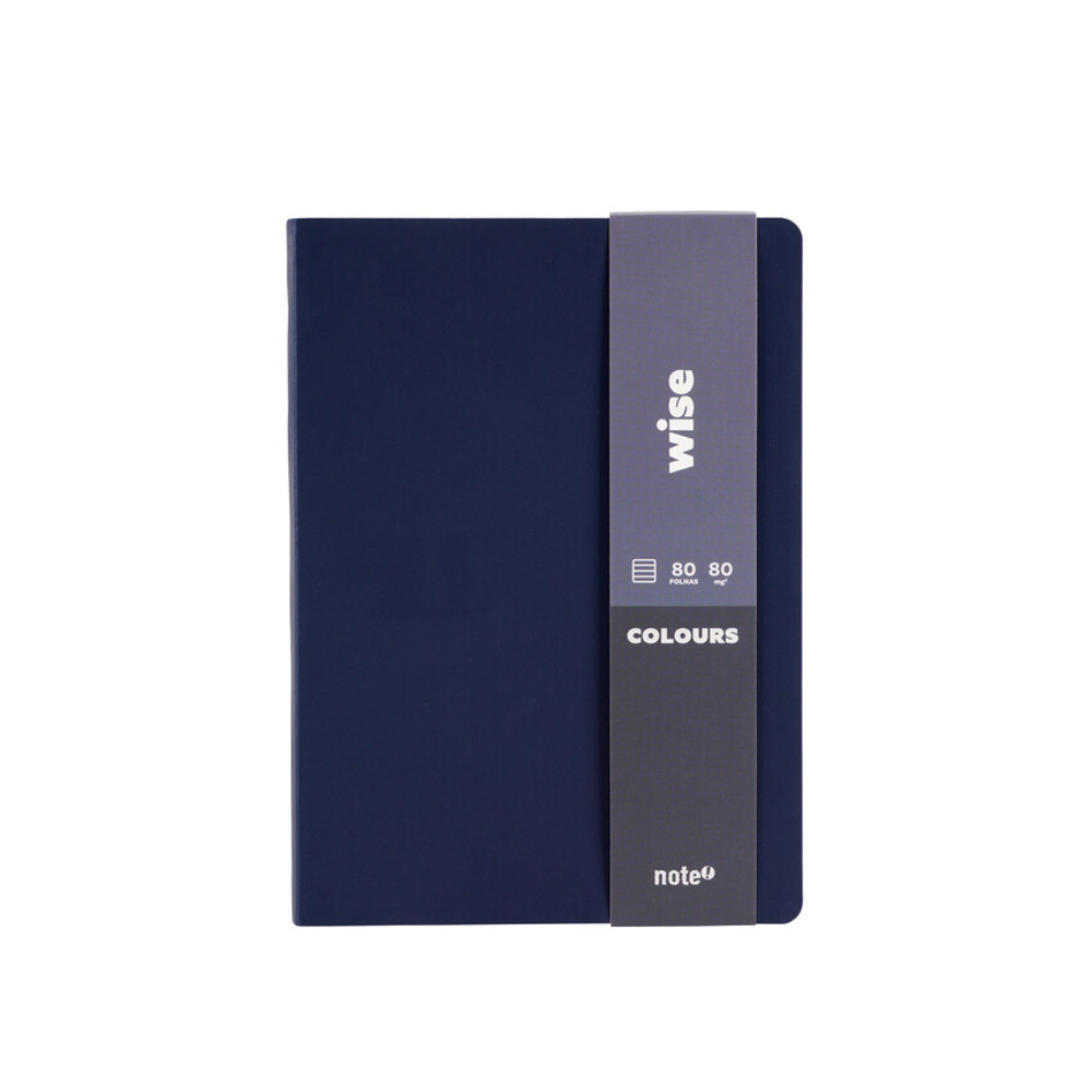 Caderno A5 Pautado Colours Wise Note!