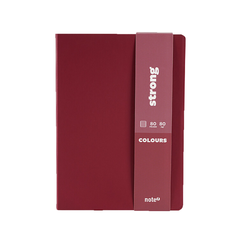 Caderno A5 Pautado Colours Strong Note!
