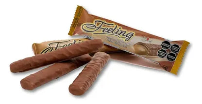 Felfort Feeling Chocolate Covered Cereal Bars with Marroc Filling 30 Units 600g