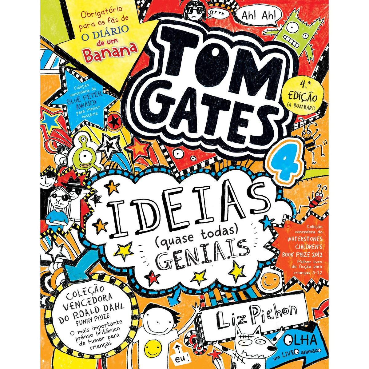 Tom Gates 4 - Ideias Quase Todas Geniais de Liz Pichon