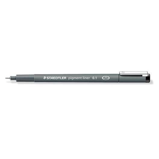Marcador Pigment Liner 0.1mm Preto Staedtler
