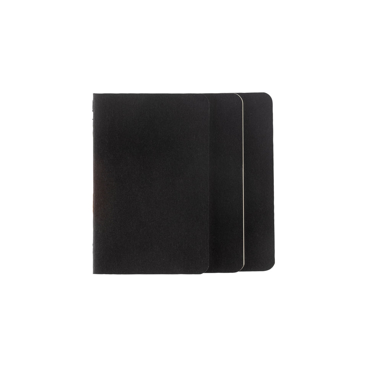 Caderno Agrafado A6 Capa Preta Pautado 3 Unidades Note!