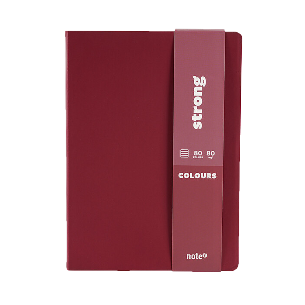 Caderno B5 Pautado Colours Strong Note!