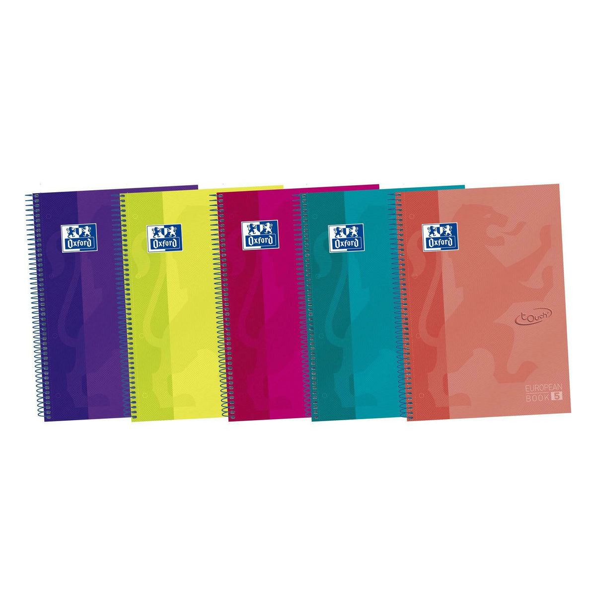 Caderno Espiral EuropeanBook 5 Touch A4 Pautado (várias opções) Oxford