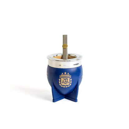Argentina World Cup Champions Mate Set with Bombilla