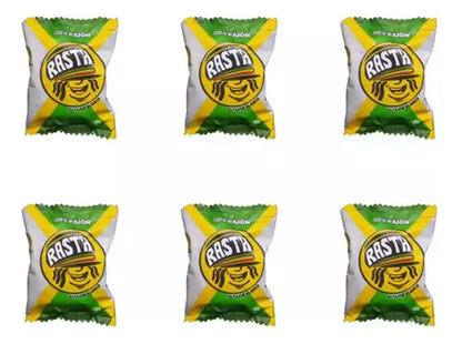 Alfajor Rasta White Chocolate with Dulce de Leche 70g (Pack of 6)