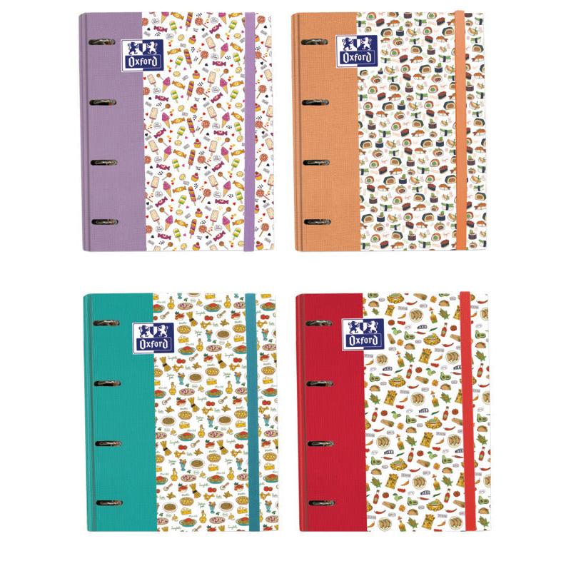 Pasta de Arquivo A4 Lombada Estreita com Recarga (várias opções) Oxford