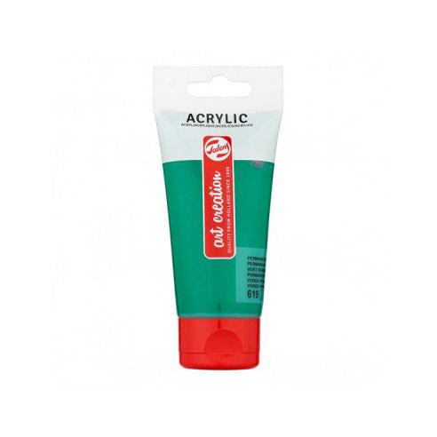 Tinta Acrílica ArtCreation 75ml Verde Permanente Escuro Talens