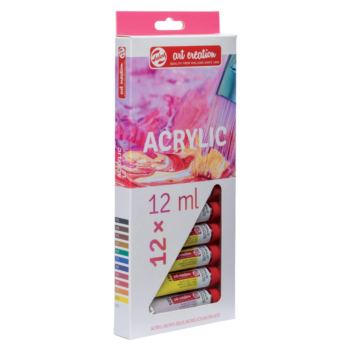 Tinta Acrílica ArtCreation 12ml 12 Unidades Talens