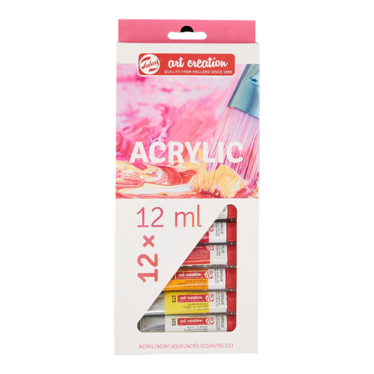 Tinta Acrílica ArtCreation 12ml 12 Unidades Talens