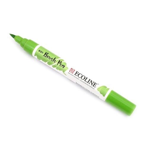 Marcador Ecoline Ponta Pincel Verde Claro