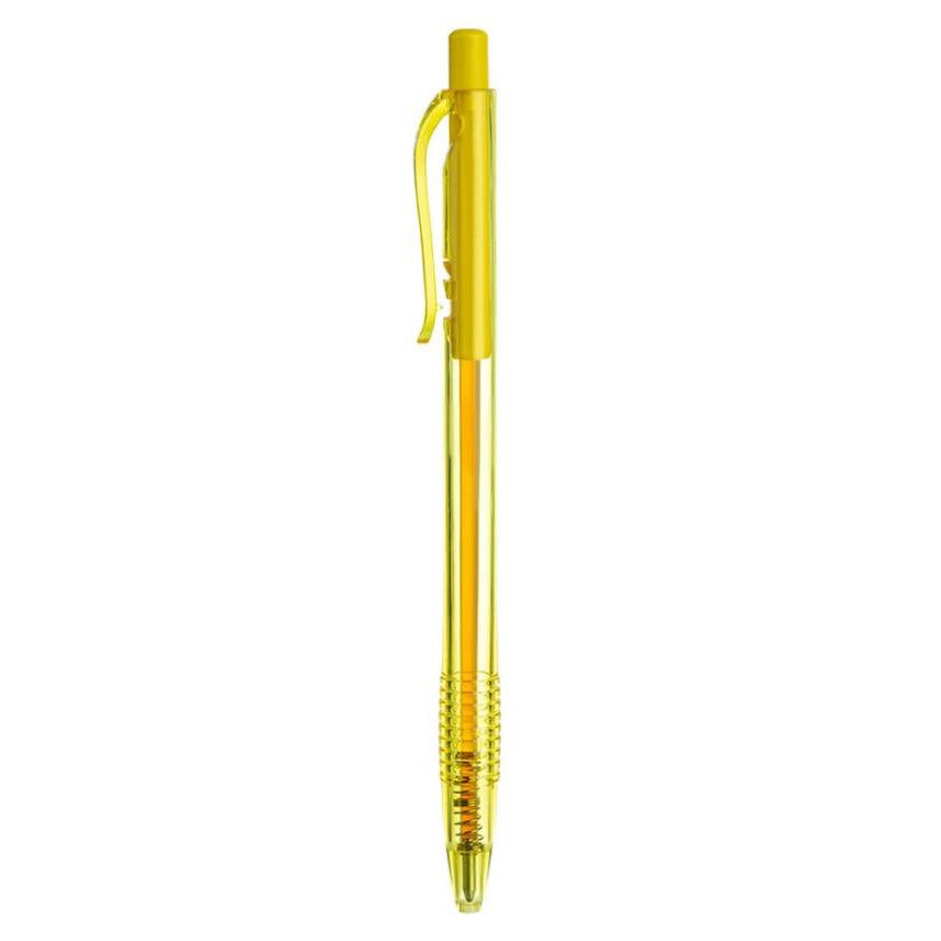 Esferográfica Clic Sensations Gel Amarelo Newpen