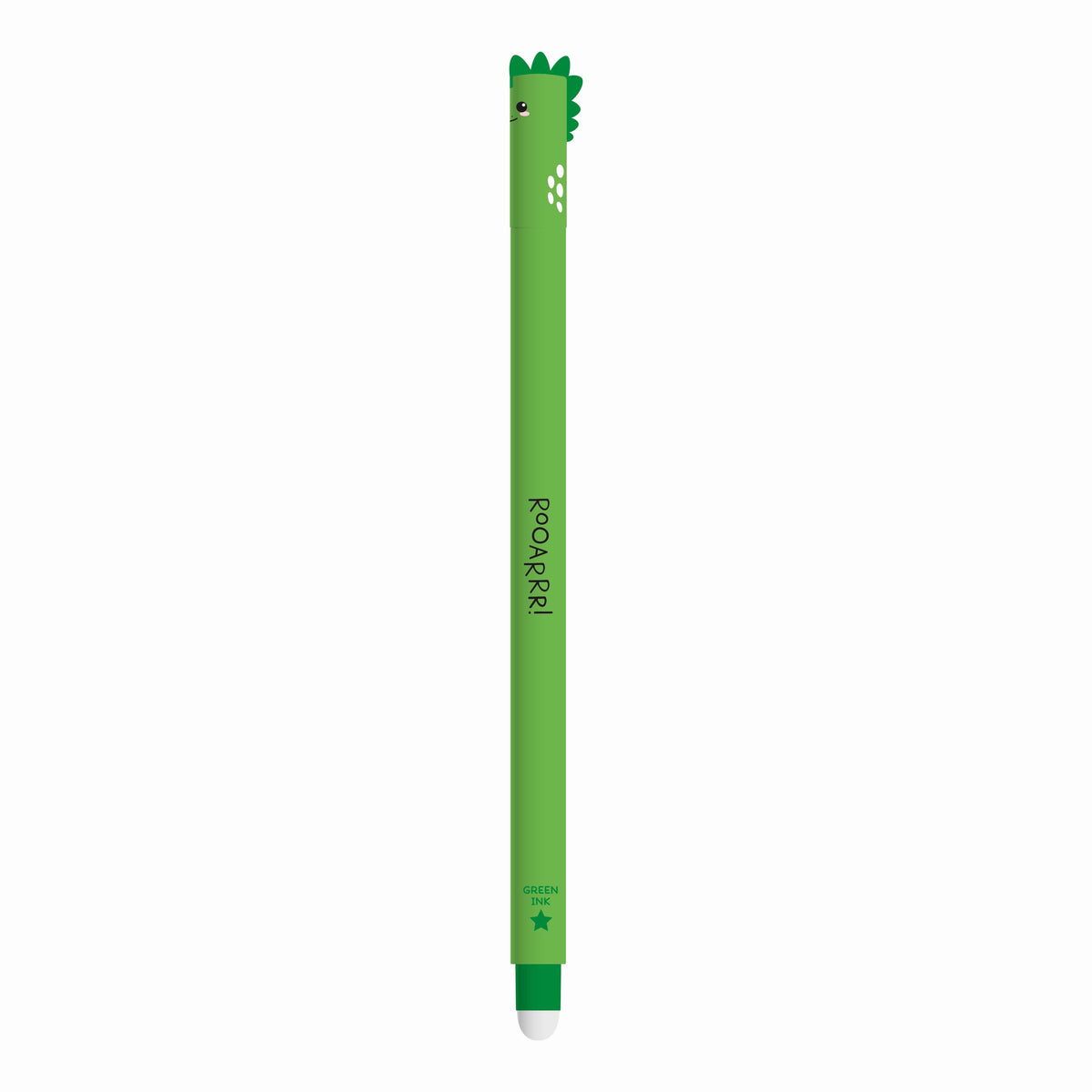 Caneta Apagar Dinossauro - Cor Verde