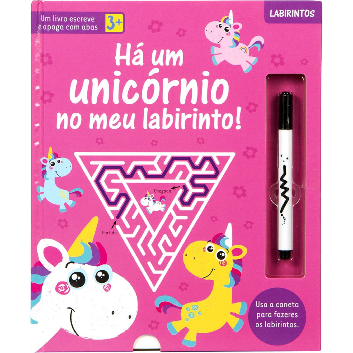 Há um Unicórnio no Meu Labirinto! - Um Livro Escreve e Apaga com Abas