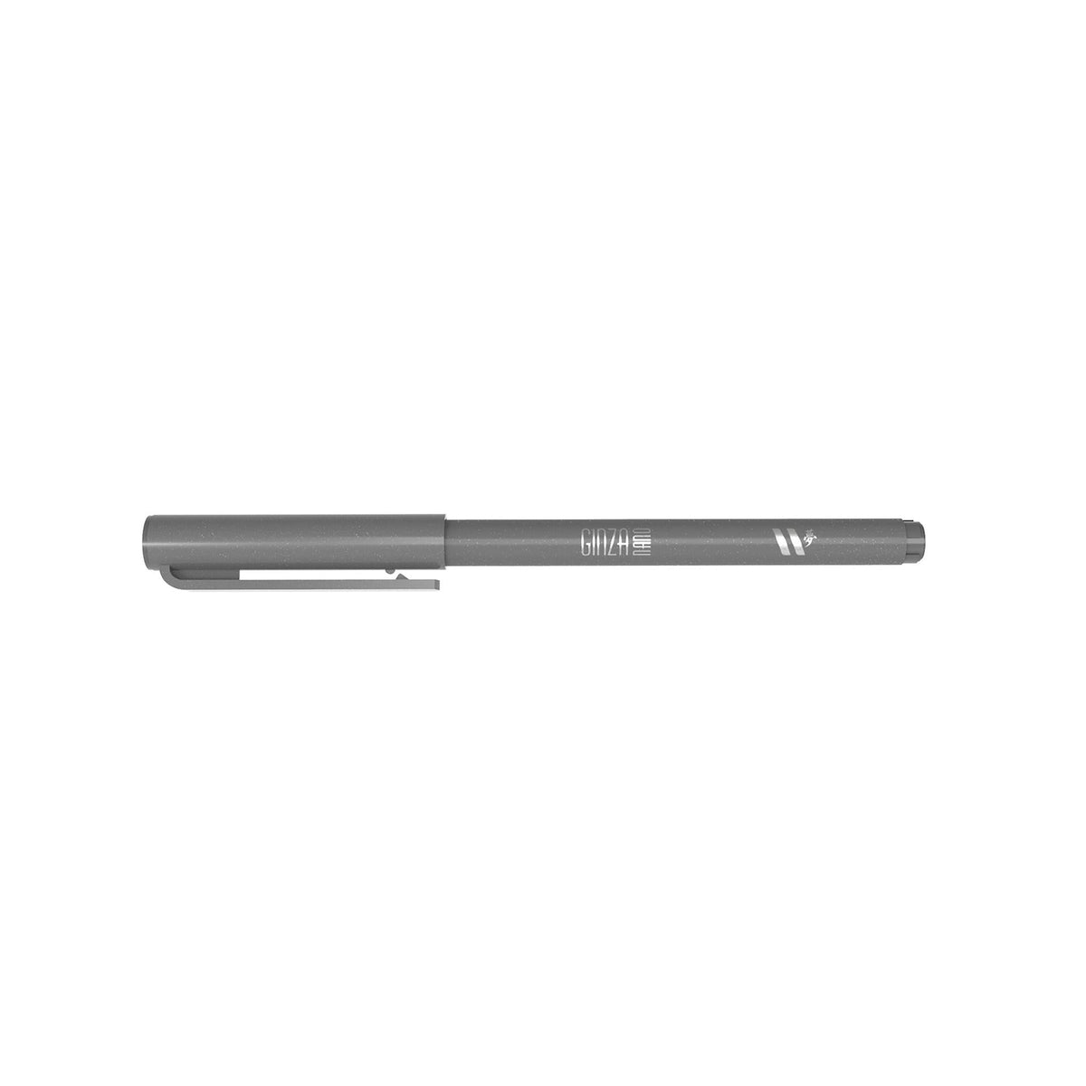 Marcador Ginza Nano Brush Pen Cinza Newpen