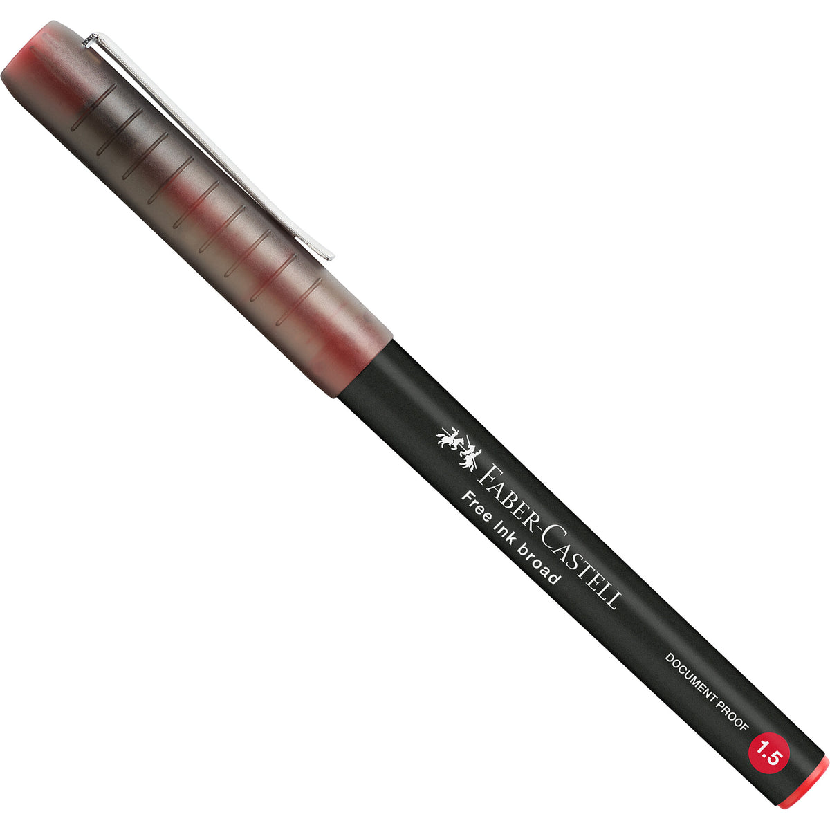 Caneta Roller Free Ink 1.5 Vermelho Faber-Castell