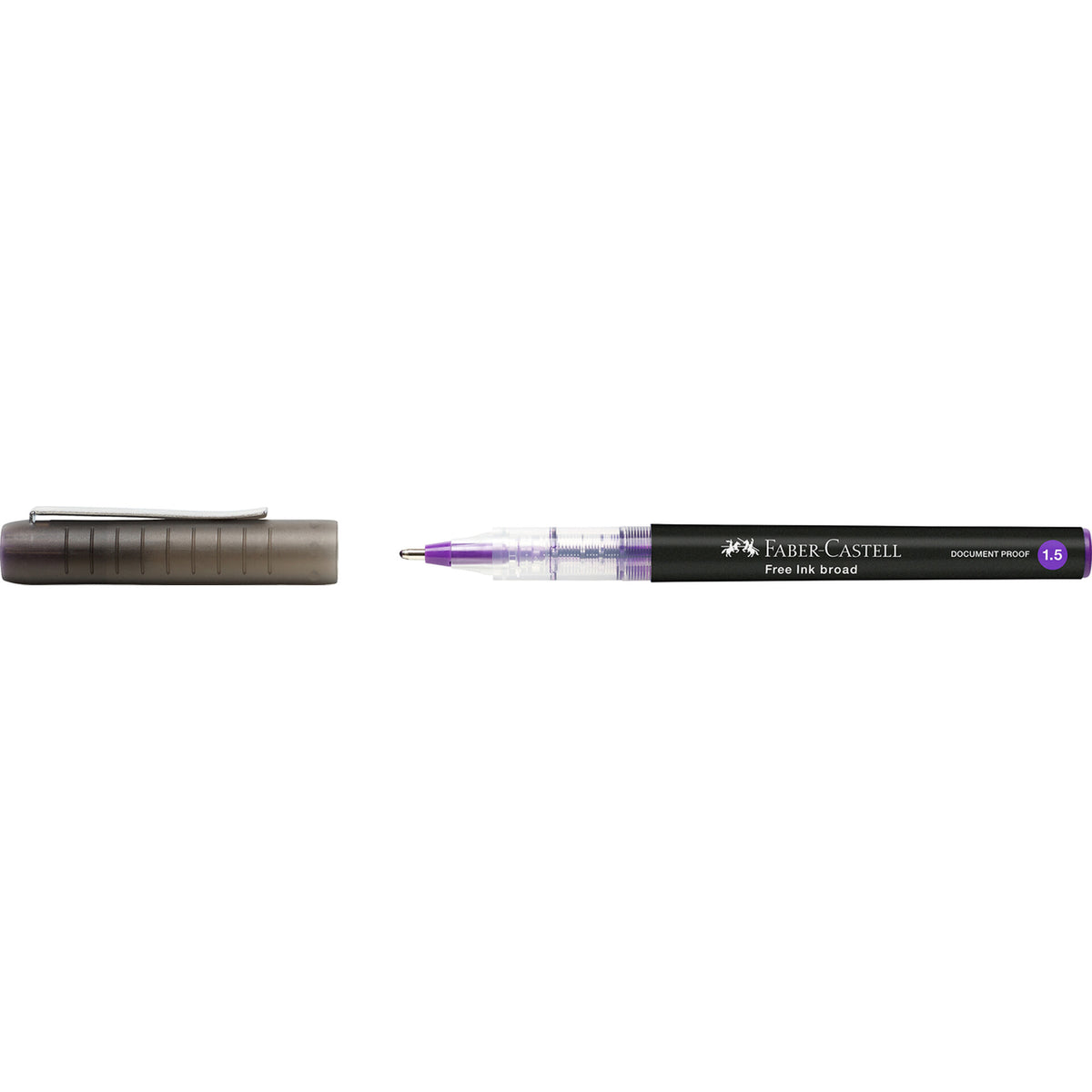 Caneta Roller Free Ink 1.5 Violeta Faber-Castell