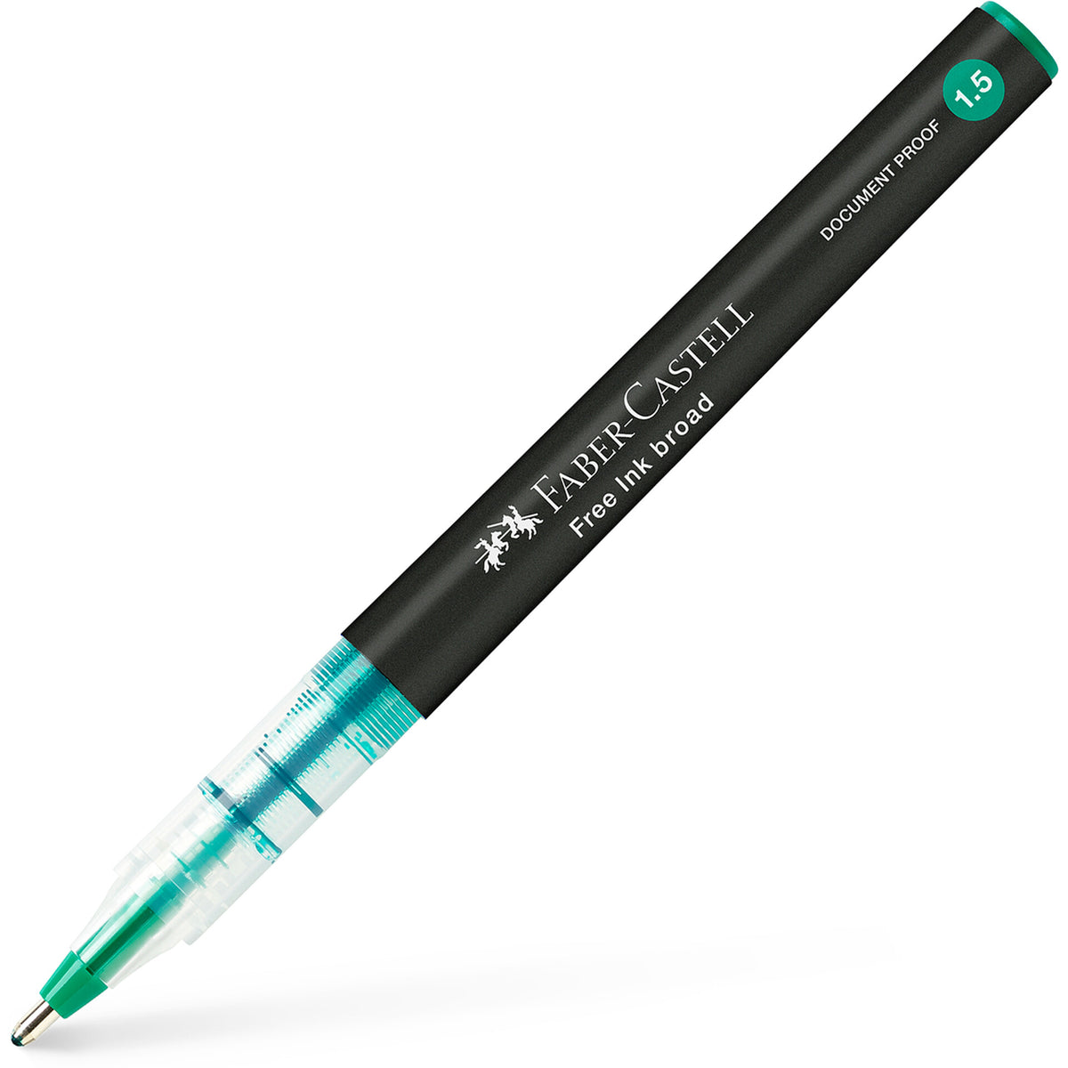 Caneta Roller Free Ink 1.5 Verde Faber-Castell