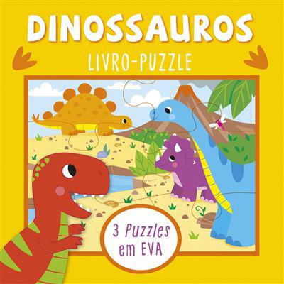 Dinossauros - Livro-puzzle em EVA