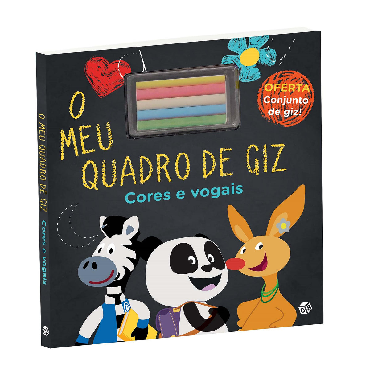 Panda - o Meu Quadro de Giz Cores e Vogais de Panda