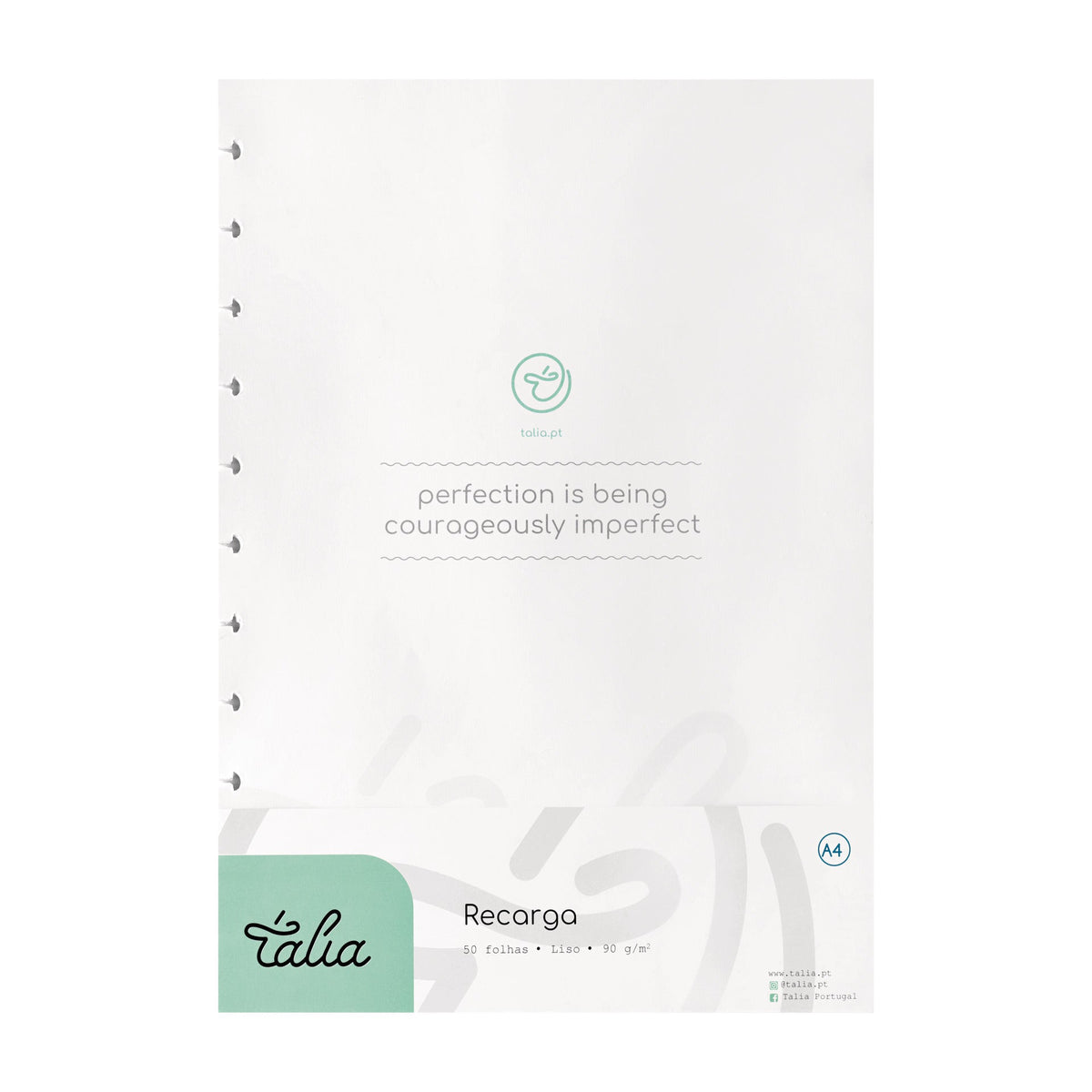 Recarga Papel para Caderno Smart A4 Liso 90gr Talia