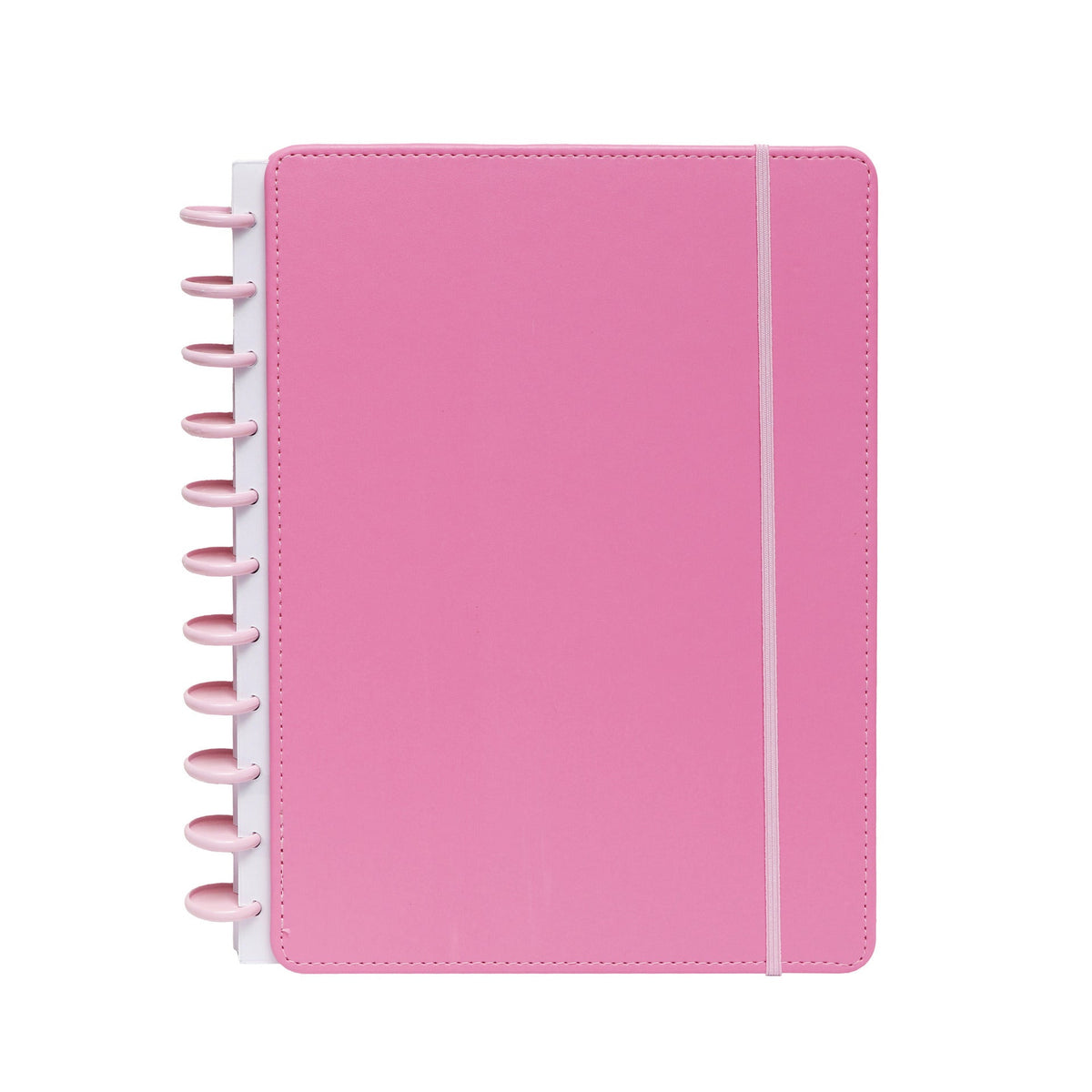 Caderno Smart Espiral com Elástico A4 Pautado Rosa Talia