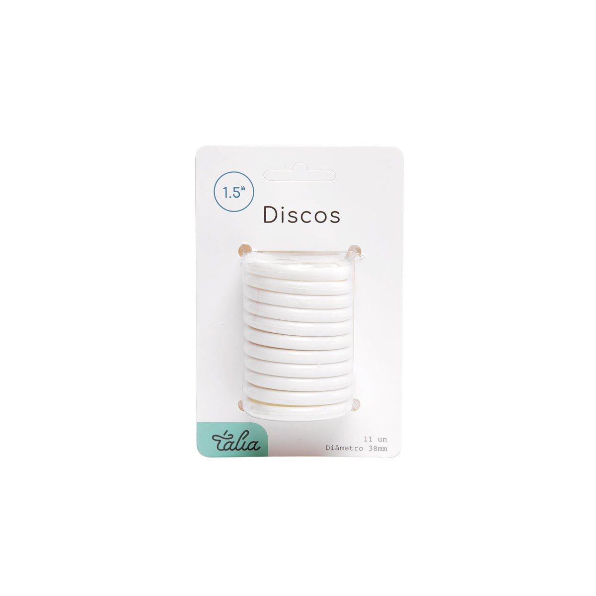 Argolas para Caderno Smart 1.5'' Brancas Talia