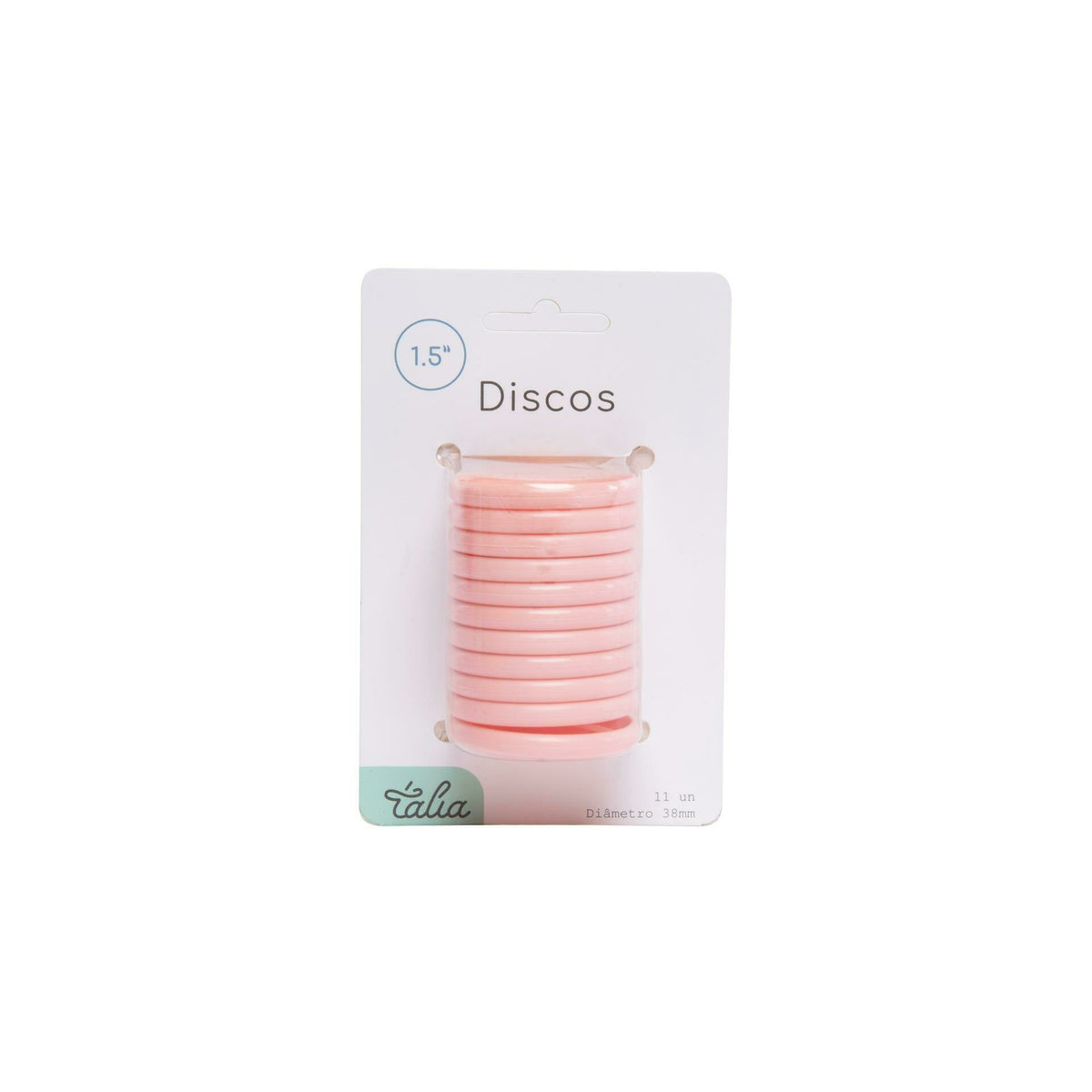 Argolas para Caderno Smart 1.5'' Salmão Talia