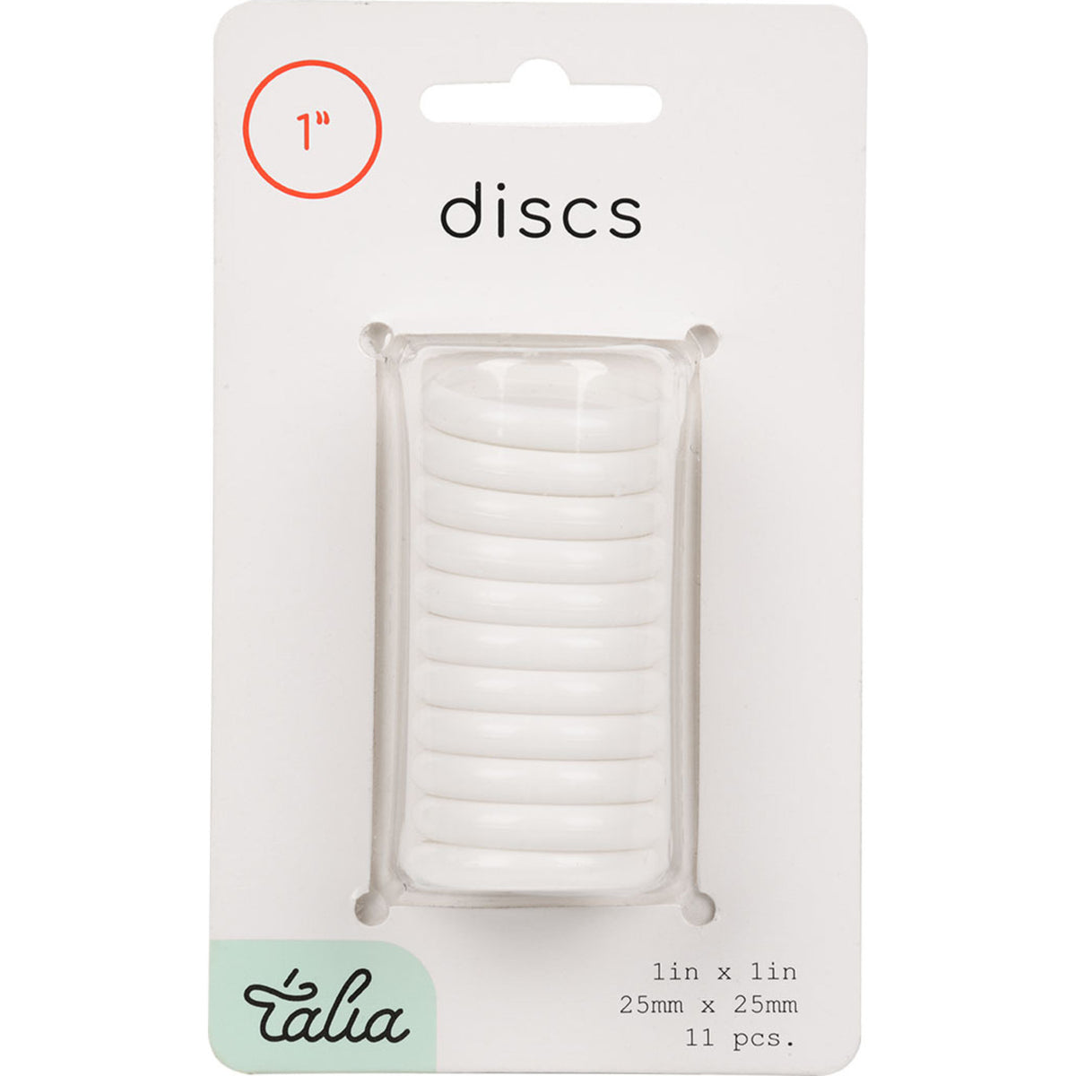 Argolas para Caderno Smart 1'' Brancas Talia