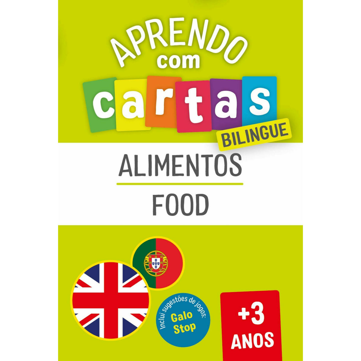Aprendo com Cartas - Alimentos - Bilingue
