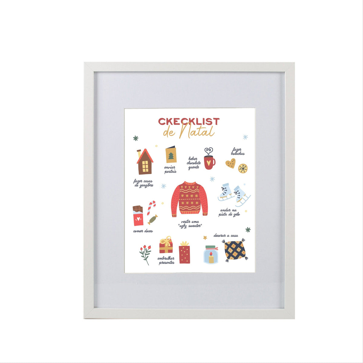 Facepaper "Check-list Natal"