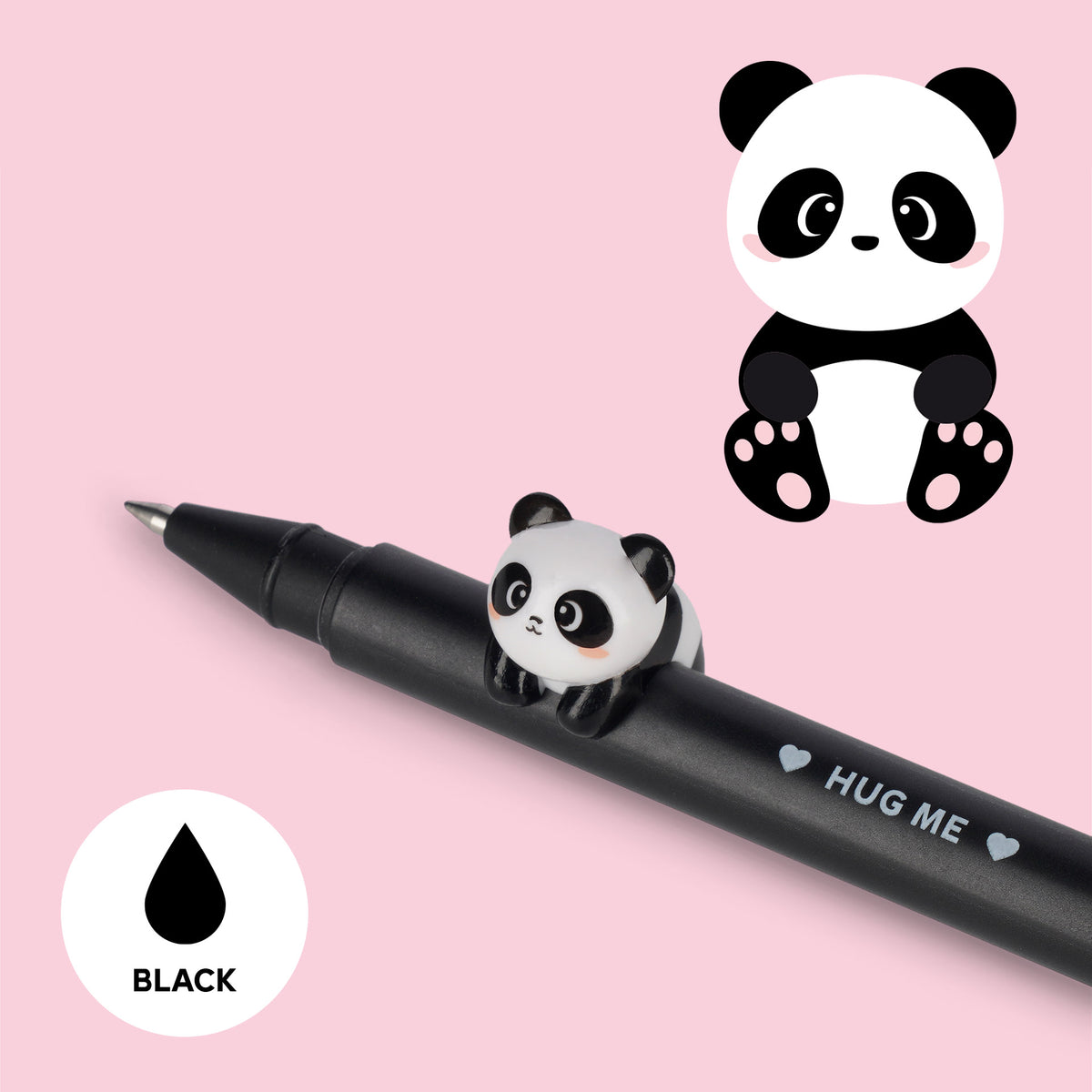 Caneta Gel com Pendente - Panda Lovely Friends