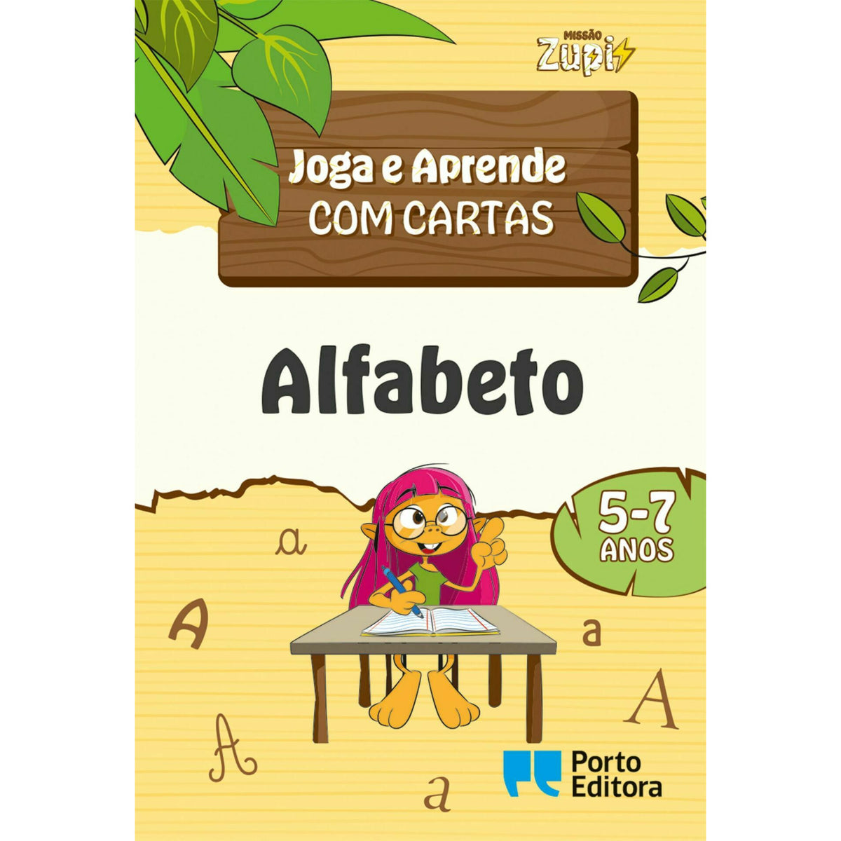 Missão Zupi - Alfabeto - Joga e Aprende com Cartas - 5-7 Anos